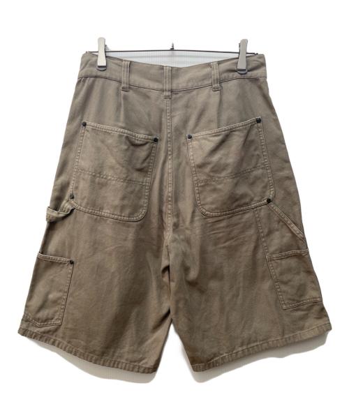 JOURNAL STANDARD relume（ジャーナルスタンダード レリューム）JOURNAL STANDARD relume (ジャーナルスタンダード レリューム) フェードダック ダブルニー ショーツ ベージュ サイズ:Mの古着・服飾アイテム