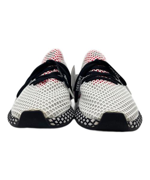 adidas（アディダス）adidas (アディダス) スニーカー DEERUPTRUNNER ホワイト×ブラック サイズ:27.5 未使用品の古着・服飾アイテム