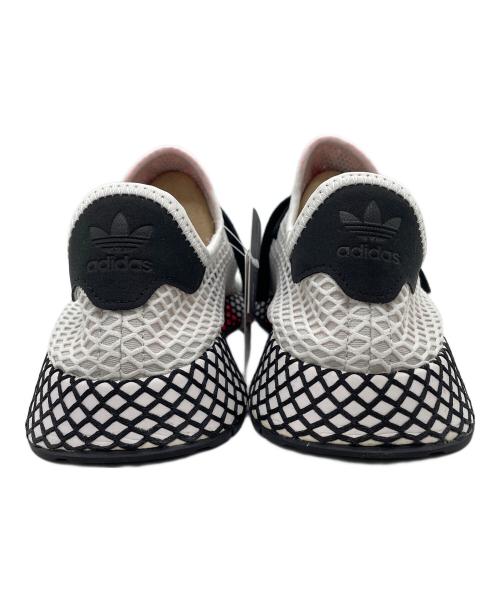 adidas（アディダス）adidas (アディダス) スニーカー DEERUPTRUNNER ホワイト×ブラック サイズ:27.5 未使用品の古着・服飾アイテム