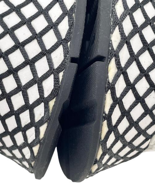 adidas（アディダス）adidas (アディダス) スニーカー DEERUPTRUNNER ホワイト×ブラック サイズ:27.5 未使用品の古着・服飾アイテム