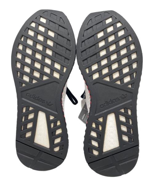 adidas（アディダス）adidas (アディダス) スニーカー DEERUPTRUNNER ホワイト×ブラック サイズ:27.5 未使用品の古着・服飾アイテム