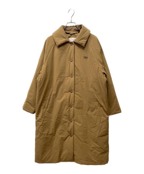 LACOSTE（ラコステ）LACOSTE (ラコステ) ミニマルパデットロングコート ブラウン サイズ:38の古着・服飾アイテム