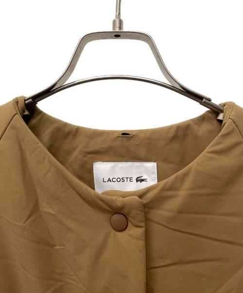 LACOSTE（ラコステ）LACOSTE (ラコステ) ミニマルパデットロングコート ブラウン サイズ:38の古着・服飾アイテム