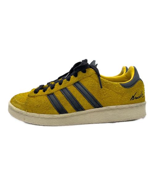 adidas Originals（アディダスオリジナル）adidas originals (アディダスオリジナル) Bruce Lee (ブルースリー) Jabbar Low イエロー×ネイビー サイズ:23.5の古着・服飾アイテム