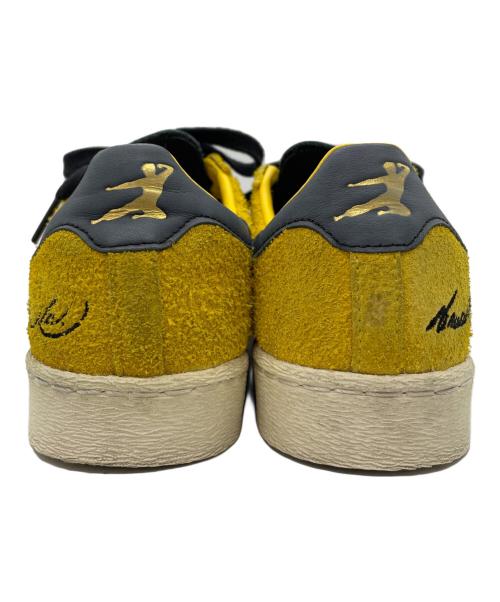 adidas Originals（アディダスオリジナル）adidas originals (アディダスオリジナル) Bruce Lee (ブルースリー) Jabbar Low イエロー×ネイビー サイズ:23.5の古着・服飾アイテム