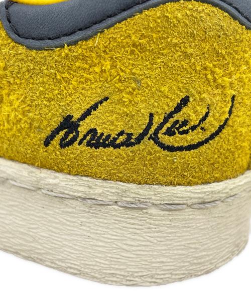 adidas Originals（アディダスオリジナル）adidas originals (アディダスオリジナル) Bruce Lee (ブルースリー) Jabbar Low イエロー×ネイビー サイズ:23.5の古着・服飾アイテム