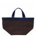Herve Chapelier (エルベシャプリエ) ハンドバッグ ネイビー×ブラウン：27000円