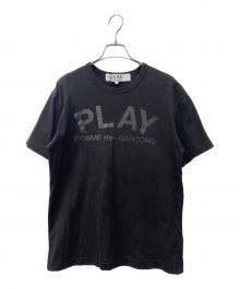 PLAY COMME des GARCONS（プレイコムデギャルソン）の古着「半袖カットソー」｜ブラック