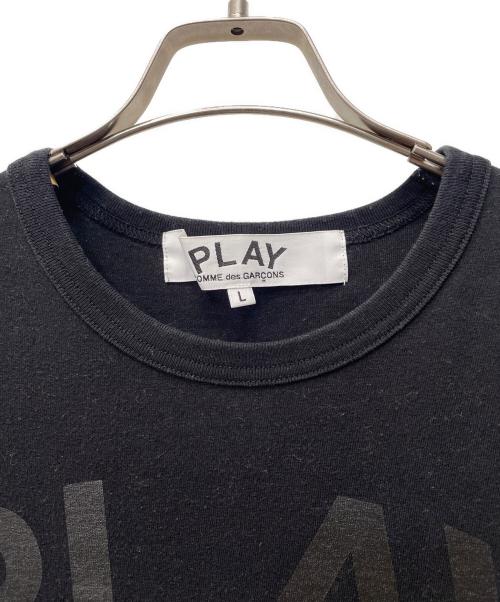 PLAY COMME des GARCONS（プレイコムデギャルソン）PLAY COMME des GARCONS (プレイコムデギャルソン) 半袖カットソー ブラック サイズ:Lの古着・服飾アイテム