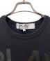 PLAY COMME des GARCONS (プレイコムデギャルソン) 半袖カットソー ブラック サイズ:L：7000円