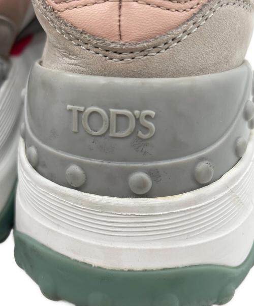 TOD'S（トッズ）TOD'S (トッズ) ダッドコンビスニーカー ピンク サイズ:23の古着・服飾アイテム