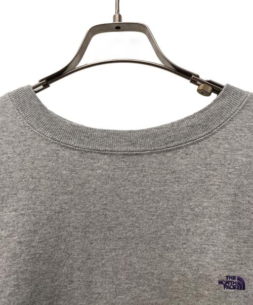 THE NORTHFACE PURPLELABEL（ザ・ノースフェイス パープルレーベル）THE NORTHFACE PURPLELABEL (ザ・ノースフェイス パープルレーベル) 10oz Mountain Crew Neck Sweat グレー サイズ:Sの古着・服飾アイテム