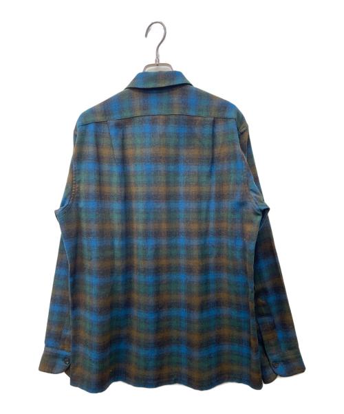 PENDLETON（ペンドルトン）PENDLETON (ペンドルトン) ボードシャツ 50's ブルー サイズ:Mの古着・服飾アイテム