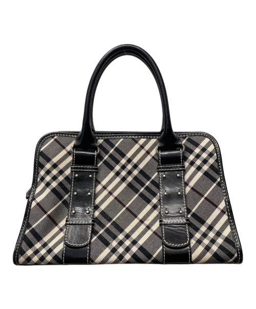 BURBERRY LONDON（バーバリーロンドン）BURBERRY LONDON (バーバリーロンドン) ハンドバッグ ブラック×ホワイトの古着・服飾アイテム