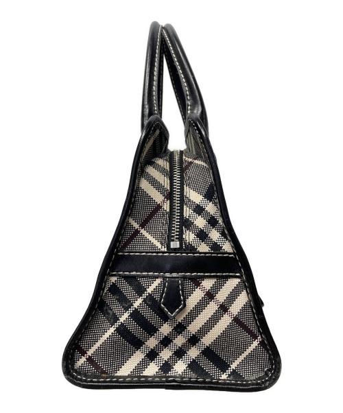 BURBERRY LONDON（バーバリーロンドン）BURBERRY LONDON (バーバリーロンドン) ハンドバッグ ブラック×ホワイトの古着・服飾アイテム