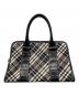 BURBERRY LONDON（バーバリーロンドン）の古着「ハンドバッグ」｜ブラック×ホワイト