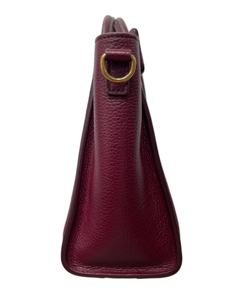 CELINE（セリーヌ）CELINE (セリーヌ) ラゲージ ナノ 2WAYショルダーバッグ レッドの古着・服飾アイテム