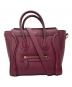 CELINE（セリーヌ）の古着「ラゲージ ナノ 2WAYショルダーバッグ」｜レッド