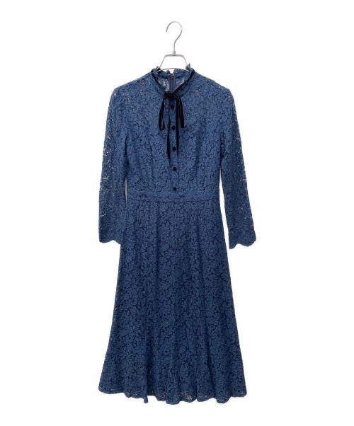 CELFORD（セルフォード）CELFORD (セルフォード) 長袖ワンピース ブルー サイズ:36の古着・服飾アイテム