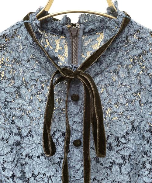 CELFORD（セルフォード）CELFORD (セルフォード) 長袖ワンピース ブルー サイズ:36の古着・服飾アイテム