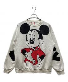 DISNEY DESIGNS（ディズニー・デザインズ）の古着「プリントスウェット」｜ホワイト