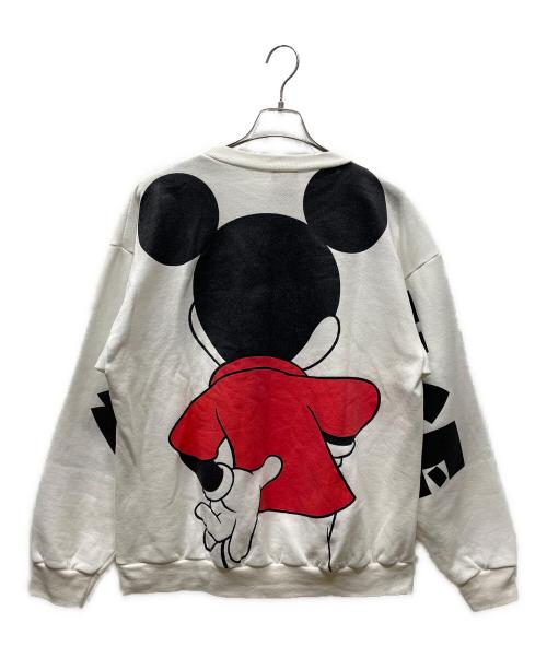 DISNEY DESIGNS（ディズニー・デザインズ）DISNEY DESIGNS (ディズニー・デザインズ) プリントスウェット ホワイト サイズ:XLの古着・服飾アイテム