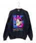 DISNEY DESIGNS（ディズニー・デザインズ）の古着「プリントスウェット」｜ブラック