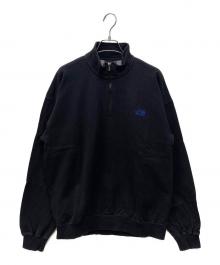 THE NORTH FACE（ザ ノース フェイス）の古着「ハーフジップスウェット」｜ブラック