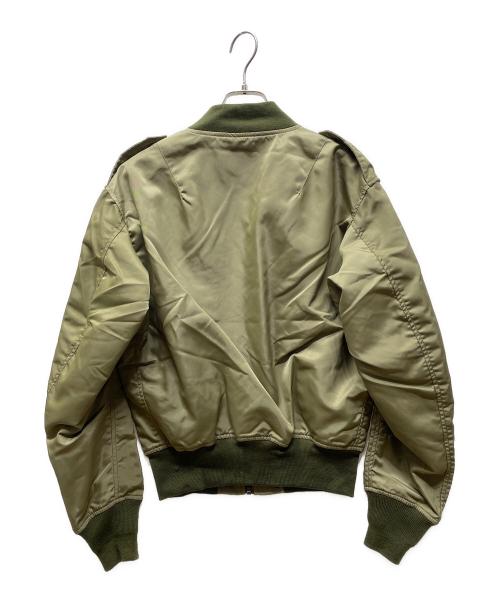 HOUSTON（ヒューストン）HOUSTON (ヒューストン) L-2 フライトジャケット オリーブ サイズ:38の古着・服飾アイテム