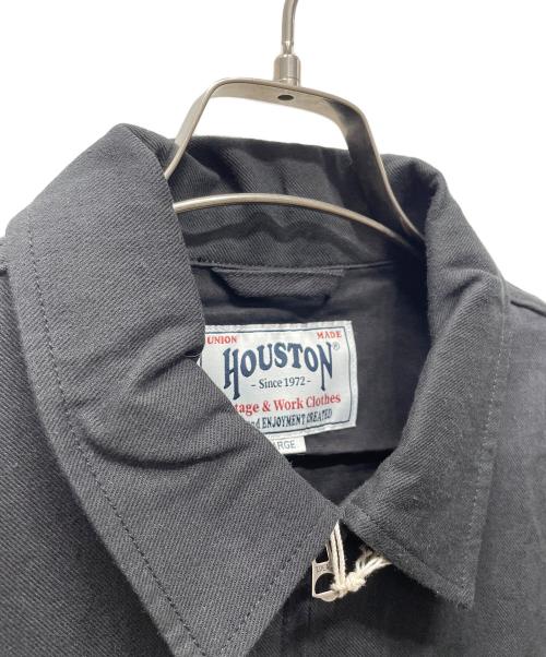 HOUSTON（ヒューストン）HOUSTON (ヒューストン) コットンリネンベトナムジャケット (TIGER) ブラック サイズ:Lの古着・服飾アイテム
