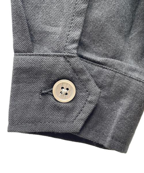 HOUSTON（ヒューストン）HOUSTON (ヒューストン) コットンリネンベトナムジャケット (TIGER) ブラック サイズ:Lの古着・服飾アイテム