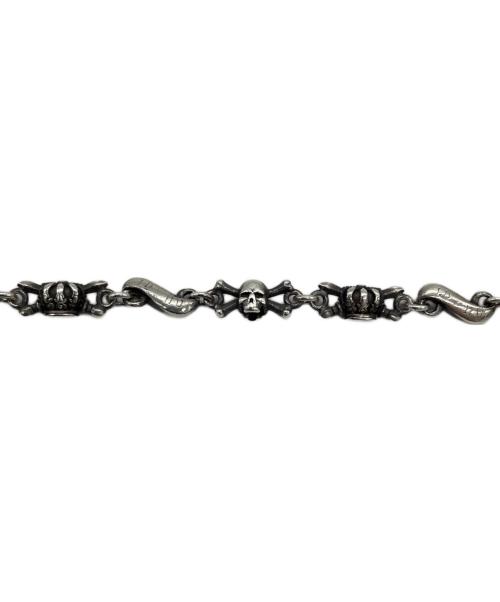JUSTIN DAVIS（ジャスティンデイビス）JUSTIN DAVIS (ジャスティンデイビス) Hideo Uchiyama DOUBLE CROSS BRACELET シルバーの古着・服飾アイテム