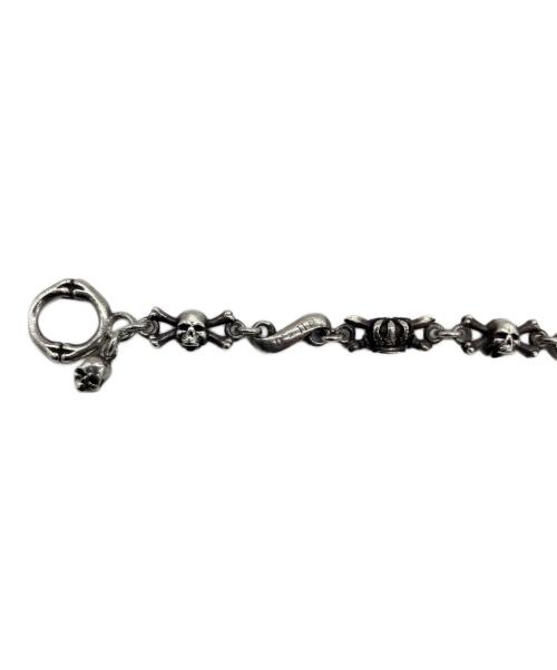 JUSTIN DAVIS（ジャスティンデイビス）JUSTIN DAVIS (ジャスティンデイビス) Hideo Uchiyama DOUBLE CROSS BRACELET シルバーの古着・服飾アイテム