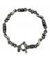 JUSTIN DAVIS（ジャスティンデイビス）の古着「DOUBLE CROSS BRACELET」｜シルバー