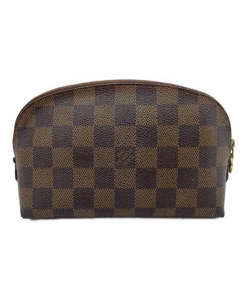 LOUIS VUITTON（ルイ ヴィトン）LOUIS VUITTON (ルイ ヴィトン) ポシェット・コスメティック ブラウンの古着・服飾アイテム