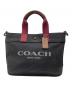 COACH (コーチ) 2WAYバッグ ブラック×レッド：14000円