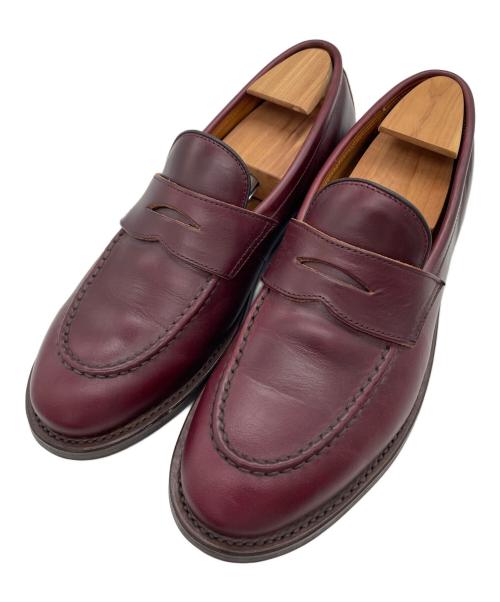 WHEEL ROBE（ウィールローブ）WHEEL ROBE (ウィールローブ) Heavy Stitching Loafer ブラウン サイズ:9 1/2Dの古着・服飾アイテム