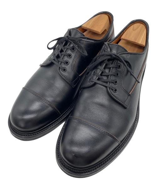 WHEEL ROBE（ウィールローブ）WHEEL ROBE (ウィールローブ) STRAIGHT TIP OXFORD BLACK ブラック サイズ:9Eの古着・服飾アイテム