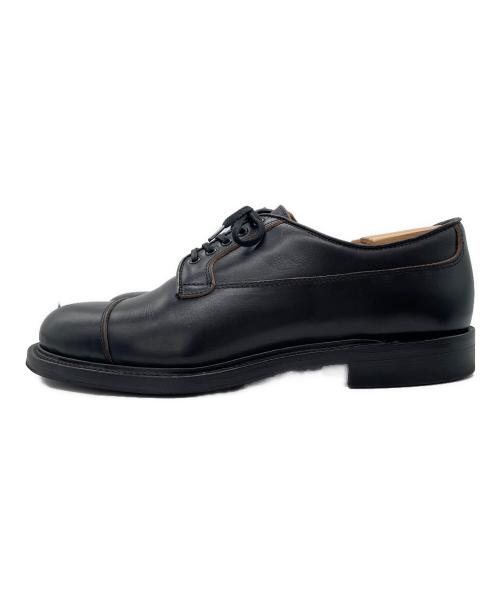 WHEEL ROBE（ウィールローブ）WHEEL ROBE (ウィールローブ) STRAIGHT TIP OXFORD BLACK ブラック サイズ:9Eの古着・服飾アイテム