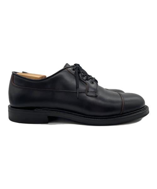 WHEEL ROBE（ウィールローブ）WHEEL ROBE (ウィールローブ) STRAIGHT TIP OXFORD BLACK ブラック サイズ:9Eの古着・服飾アイテム