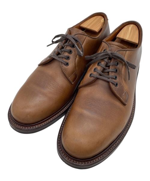 WHEEL ROBE（ウィールローブ）WHEEL ROBE (ウィールローブ) PLAIN TOE BLUCHER NATURAL ブラウン サイズ:9Eの古着・服飾アイテム