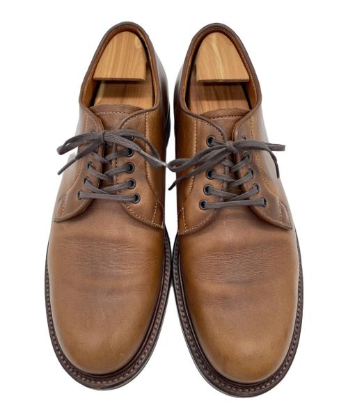 WHEEL ROBE（ウィールローブ）WHEEL ROBE (ウィールローブ) PLAIN TOE BLUCHER NATURAL ブラウン サイズ:9Eの古着・服飾アイテム