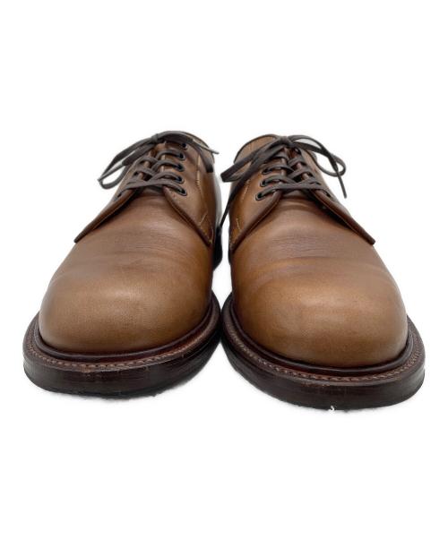 WHEEL ROBE（ウィールローブ）WHEEL ROBE (ウィールローブ) PLAIN TOE BLUCHER NATURAL ブラウン サイズ:9Eの古着・服飾アイテム