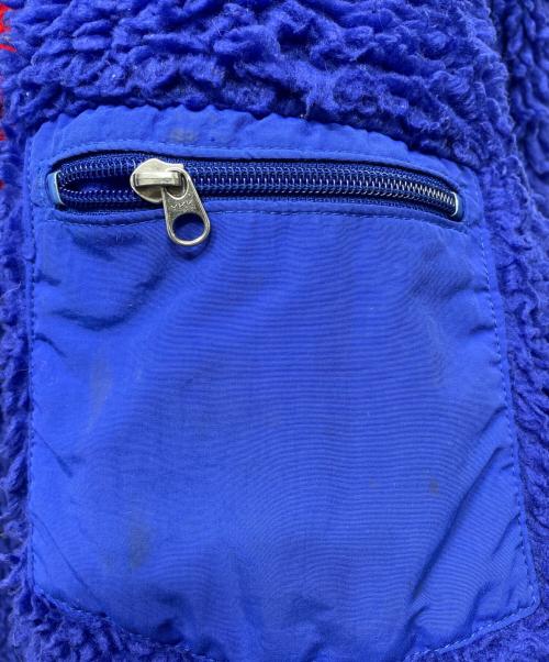 Patagonia（パタゴニア）Patagonia (パタゴニア) クラシックレトロカーディガン 2000年モデル ブルー×レッド サイズ:Mの古着・服飾アイテム