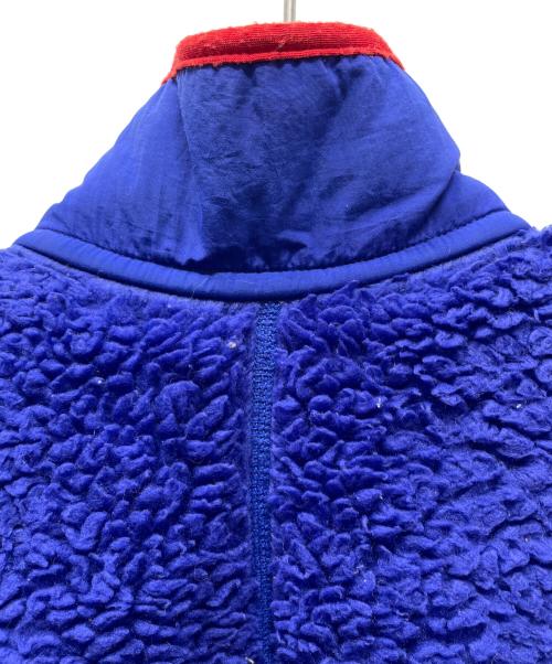 Patagonia（パタゴニア）Patagonia (パタゴニア) クラシックレトロカーディガン 2000年モデル ブルー×レッド サイズ:Mの古着・服飾アイテム