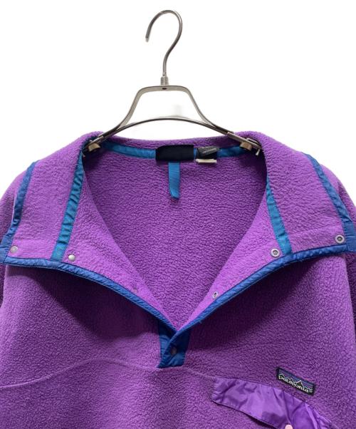 Patagonia（パタゴニア）Patagonia (パタゴニア) シンチラスナップT 90s パープル サイズ:Ｌの古着・服飾アイテム