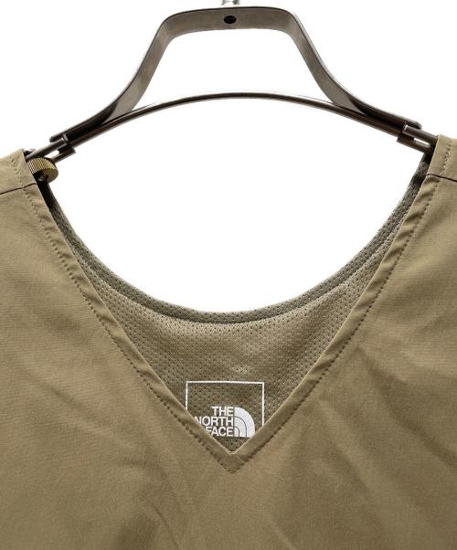 THE NORTH FACE（ザ ノース フェイス）THE NORTH FACE (ザ ノース フェイス) ノースリーブ・キャミソールワンピース ベージュ サイズ:Lの古着・服飾アイテム