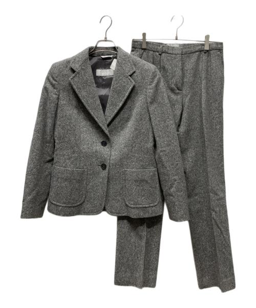 MaxMara（マックスマーラ）MaxMara (マックスマーラ) ウールセットアップ グレー サイズ:40の古着・服飾アイテム