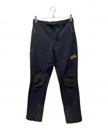 MOUNTAIN HARD WEAR（マウンテンハードウェア）の古着「クライミングパンツ」｜ブラック×イエロー