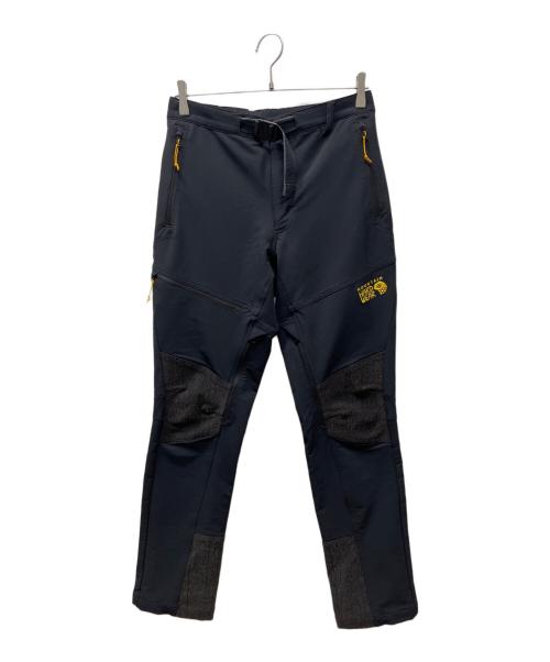 MOUNTAIN HARD WEAR（マウンテンハードウェア）MOUNTAIN HARD WEAR (マウンテンハードウェア) クライミングパンツ ブラック×イエロー サイズ:Sの古着・服飾アイテム